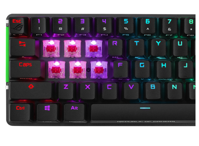 ASUS M601 ROG FALCHION NX Red Switch Compact 65% Wireless Mechanical Gaming Keyboard