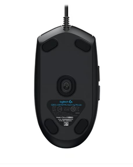 Logitech G203 LIGHTSYNC RGB 6 Button Gaming Mouse